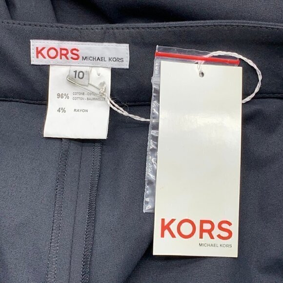 Kors Michael Kors Black Straight Leg Slacks - NWT - Picture 3 of 5